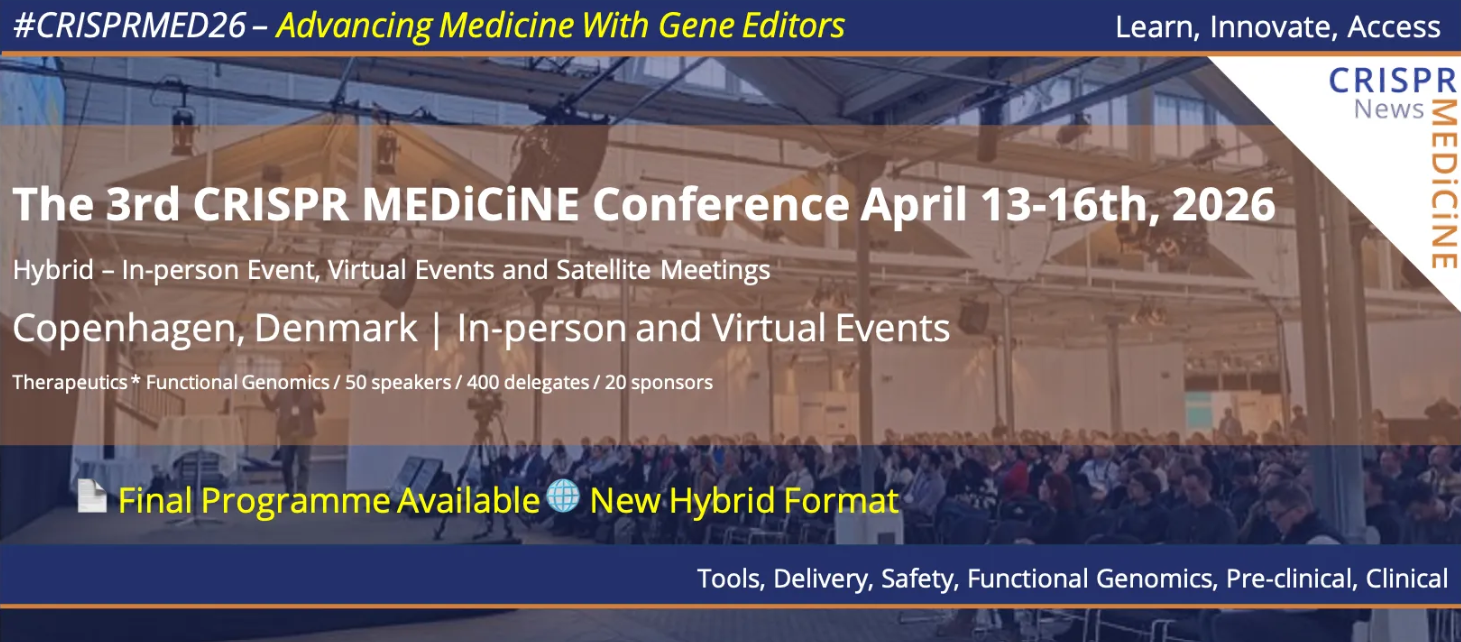 CRISPRMED26 - The 3rd CRISPR MEDiCiNE Conference 2026